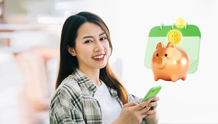 Mở sổ tiết kiệm tại Vietcombank cần tối thiểu 500.000 đồng. (Ảnh minh họa: Vietcombank)