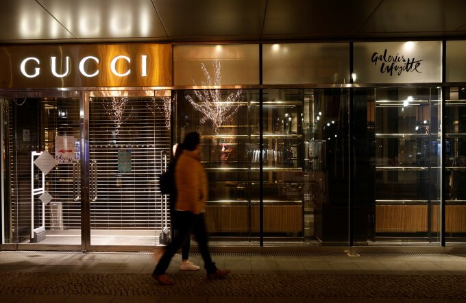 Một cửa hàng Gucci ở Berlin, Đức ngày 22/01/2021. Ảnh: Reuters