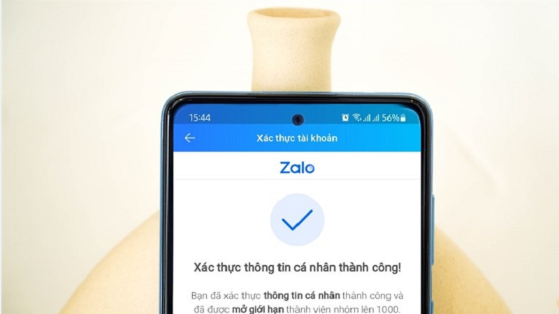 Xác thực tài khoản Zalo, tăng tính bảo mật
