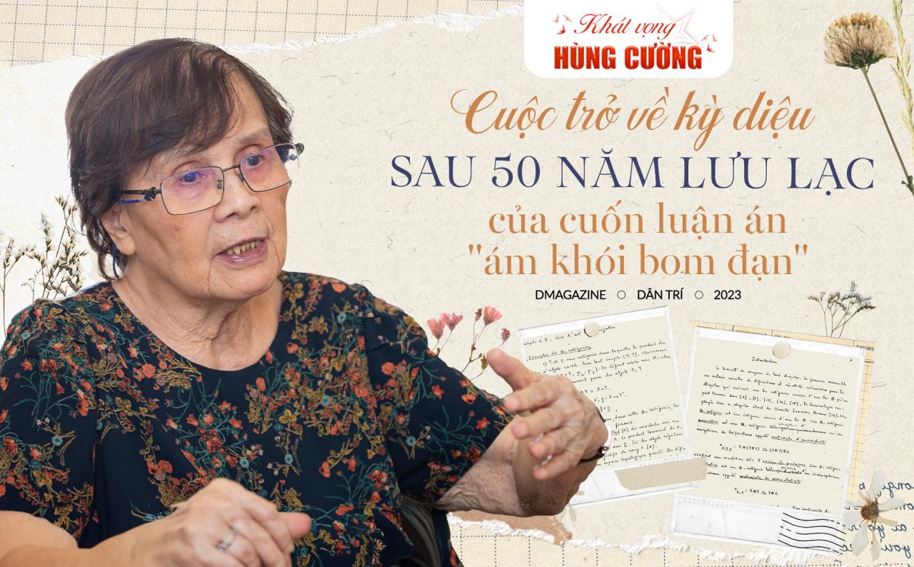 Cuộc trở về kỳ diệu sau 50 năm lưu lạc của cuốn luận án "ám khói đạn bom"