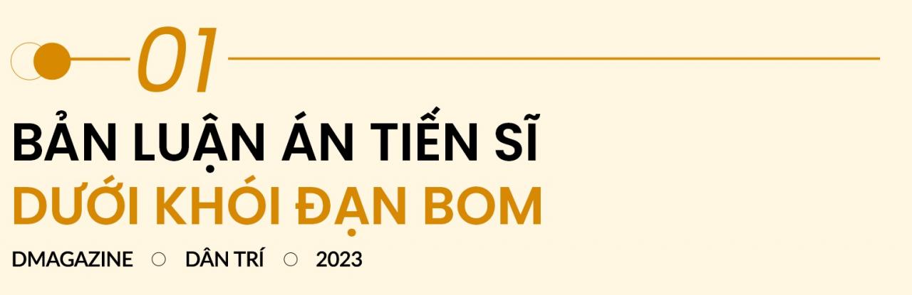 Cuộc trở về kỳ diệu sau 50 năm lưu lạc của cuốn luận án ám khói đạn bom - 1