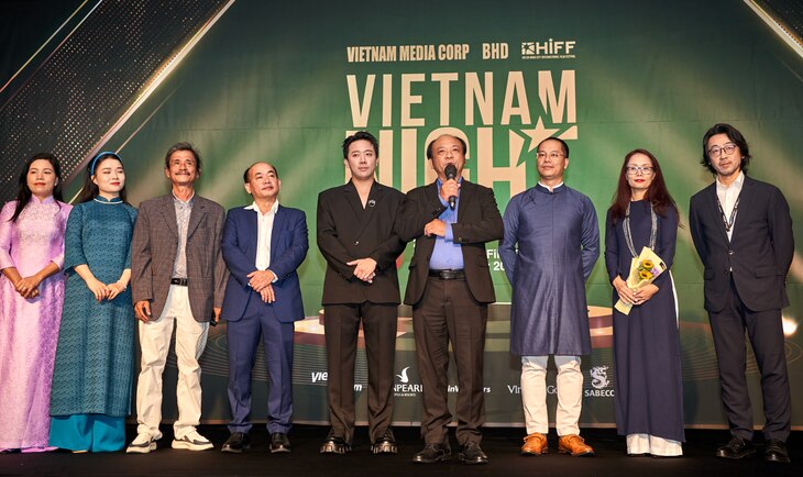 "Đêm Việt Nam" tại Liên hoan phim Busan 2023 được tổ chức chỉn chu, đầu tư hơn so với nhiều năm trước - Ảnh: HIFF