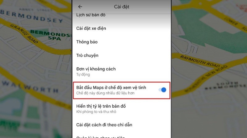 Xem Google Maps vệ tinh siêu đơn giản trên điện thoại và máy tính