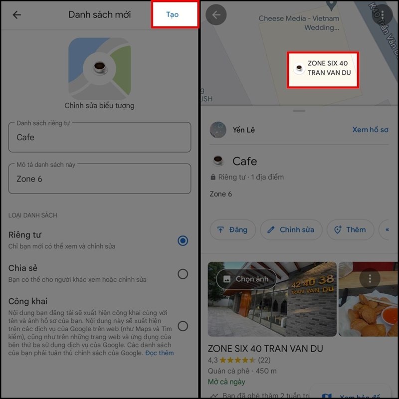 Dùng Emoji để đánh dấu địa điểm lưu trên Google Maps cực đơn giản