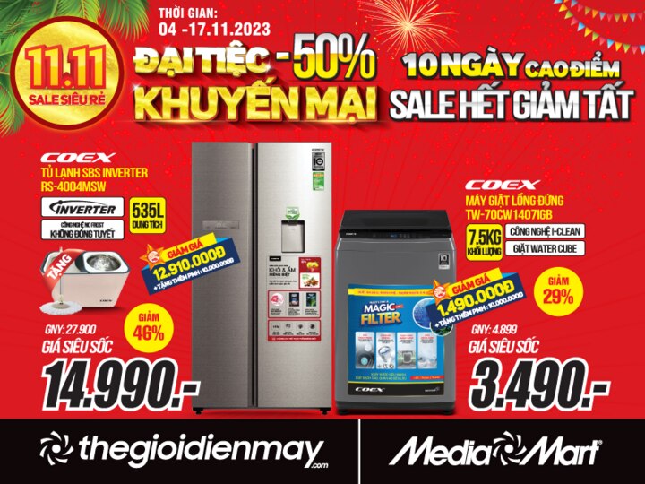 MediaMart siêu sale 11/11, 10 ngày sale hết giảm tất đến 50% - 3