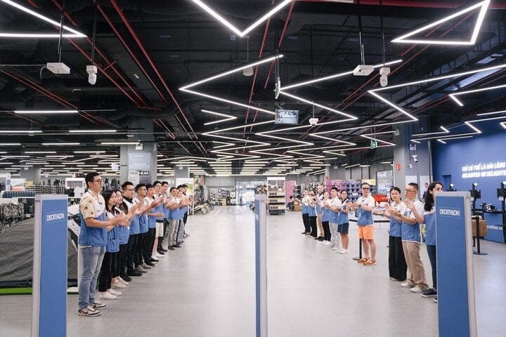 Các cửa hàng Decathlon có diện tích 1.500 đến 3.000m².