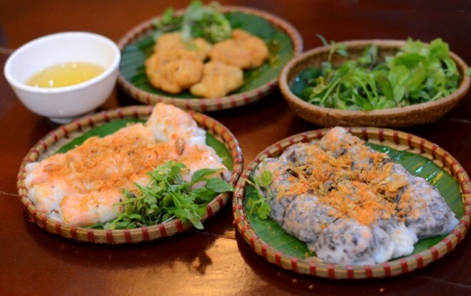 Bánh cuốn chả mực