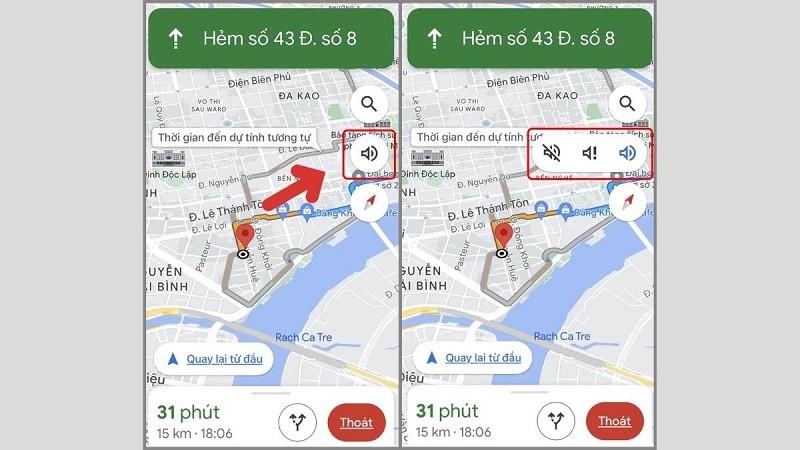 Bật Google Maps chỉ đường bằng giọng nói siêu đơn giản