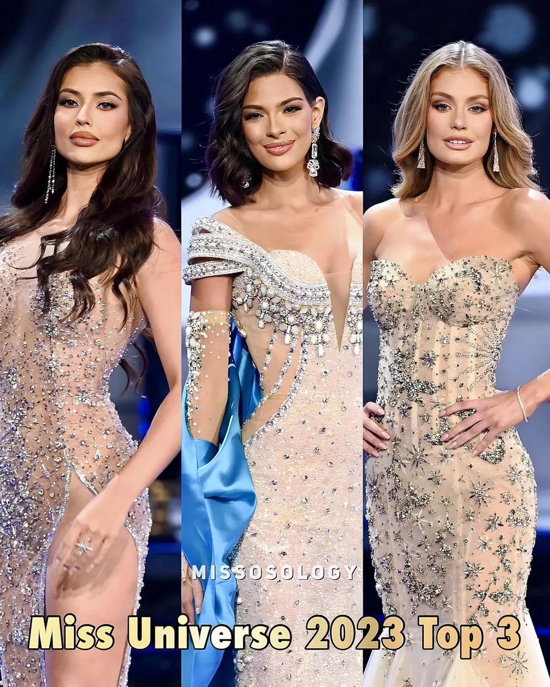 Chính thức lộ diện top 3 của Miss Universe 2023 - Ảnh 1.