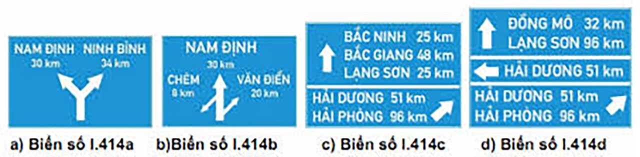 Tổng hợp các loại biển báo chỉ dẫn và ý nghĩa của từng biển báo