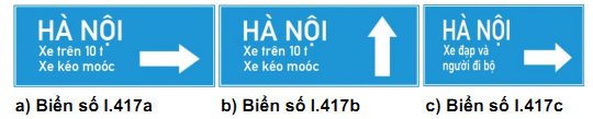 Tổng hợp các loại biển báo chỉ dẫn và ý nghĩa của từng biển báo