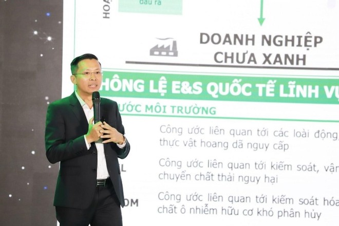 CEO MB chia sẻ về cách thức doanh nghiệp có thể tiếp cận tín dụng xanh từ các lĩnh vực xanh và chưa xanh