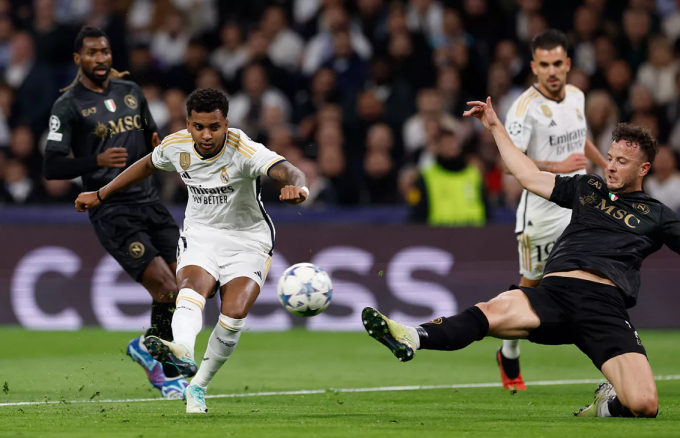 Rodrygo gỡ hòa 1-1 cho Real Madrid ở phút 11. Ảnh: realmadrid.com