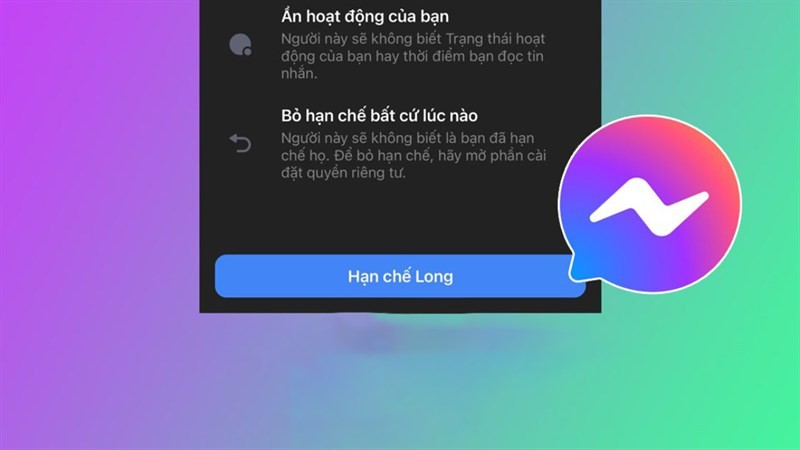 3 cách để nhận biết bị hạn chế trên Messenger cực đơn giản