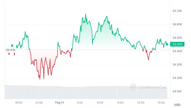 Bitcoin duy trì đà tăng trưởng vững chắc