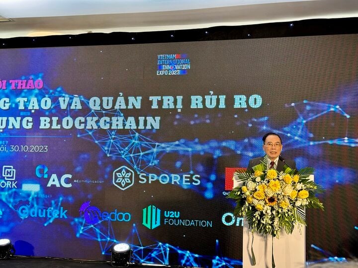 Ông Trần Văn Huây - Nguyên Thứ trưởng Bộ Khoa học và Công nghệ, Chủ tịch Hiệp hội Blockchain Việt Nam.