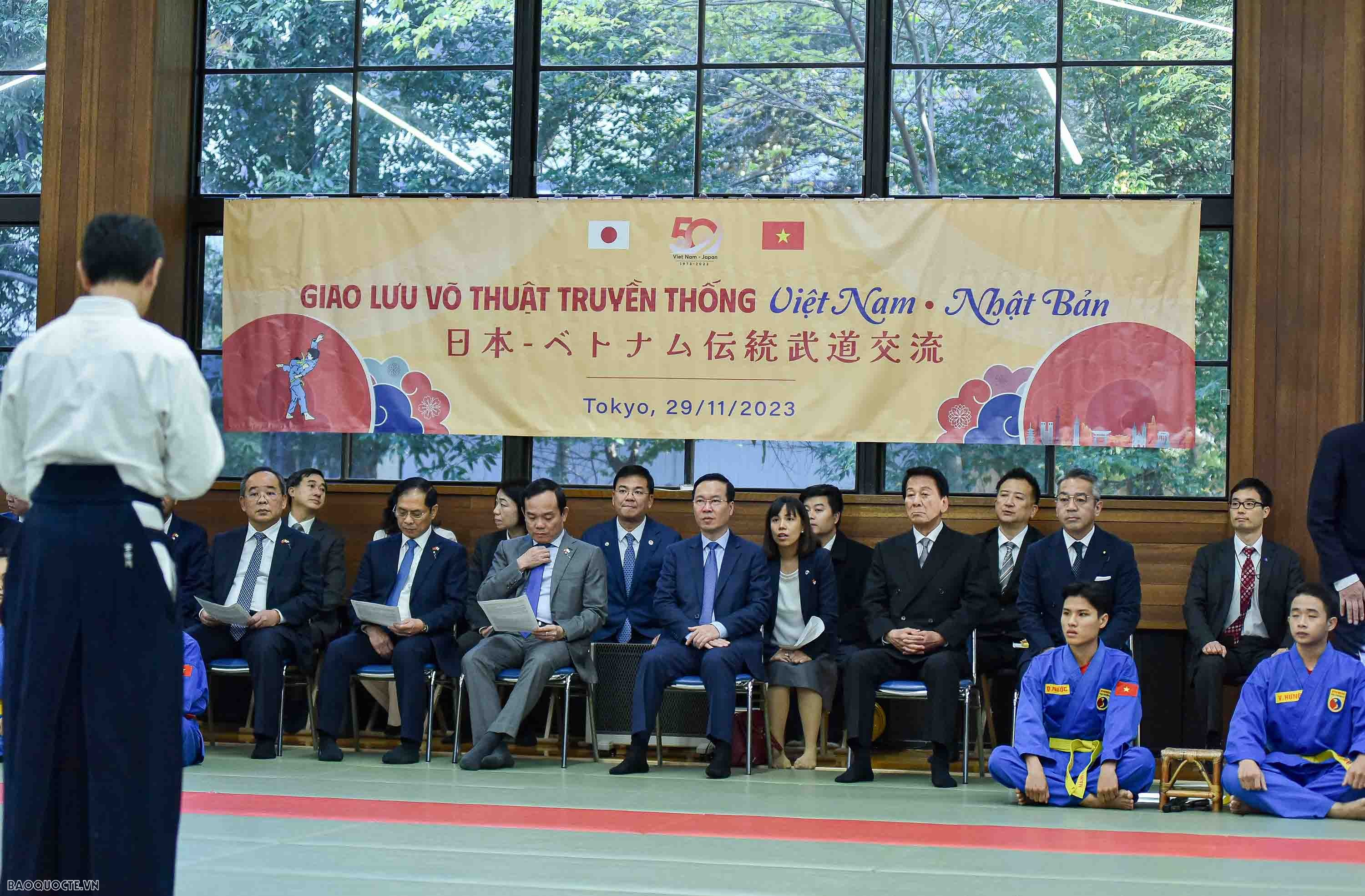 Giao lưu võ thuật Vovinam Việt Nam và võ đạo Nhật Bản