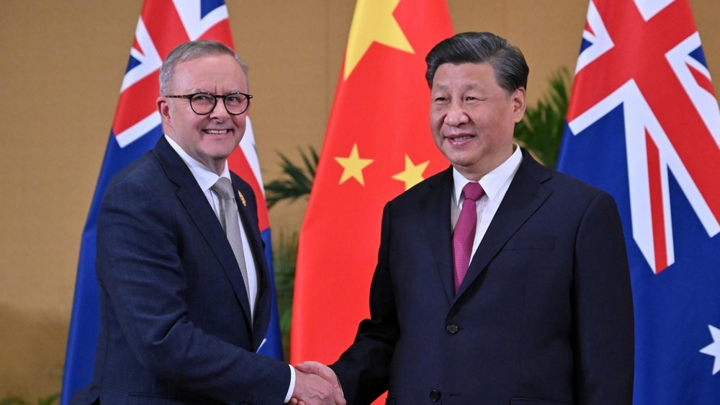 Thủ tướng Australia Anthony Albanese và Chủ tích Trung Quốc Tập Cận Bình. (Ảnh: News.com.au)