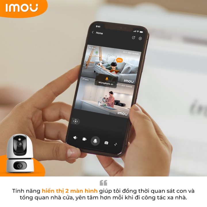 Đồng hành cùng con mọi lúc mọi nơi với camera thông minh - 1