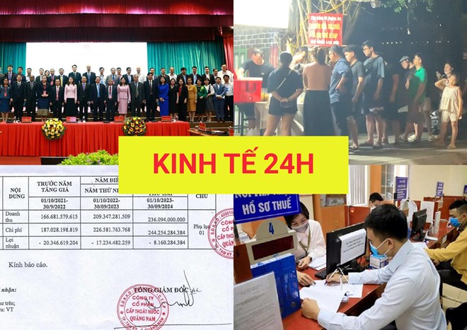 Kinh tế 24h: Giá nước tại Quảng Nam tăng mạnh; Độc lạ trà chanh giã tay