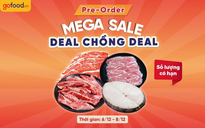 Gofood giảm giá Mega Sale đến 40% mặt hàng thực phẩm từ 9-10/12 - 1