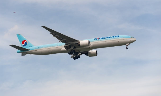 Một chiếc máy bay của hãng hàng không Korean Air. Ảnh: Reuters