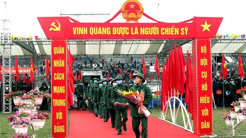 Khi nào giao nhận quân nghĩa vụ quân sự năm 2024?