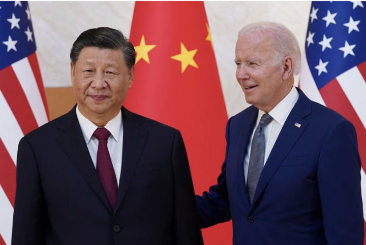 Chủ tịch Trung Quốc Tập Cận Bình và Tổng thống Mỹ Joe Biden. (Ảnh: Reuters)