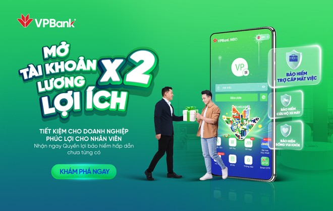 Sử dụng gói dịch vụ trả lương Payroll của VPBank để gia tăng phúc lợi cho nhân viên, giúp người lao động yên tâm gắn bó và cống hiến cho doanh nghiệp