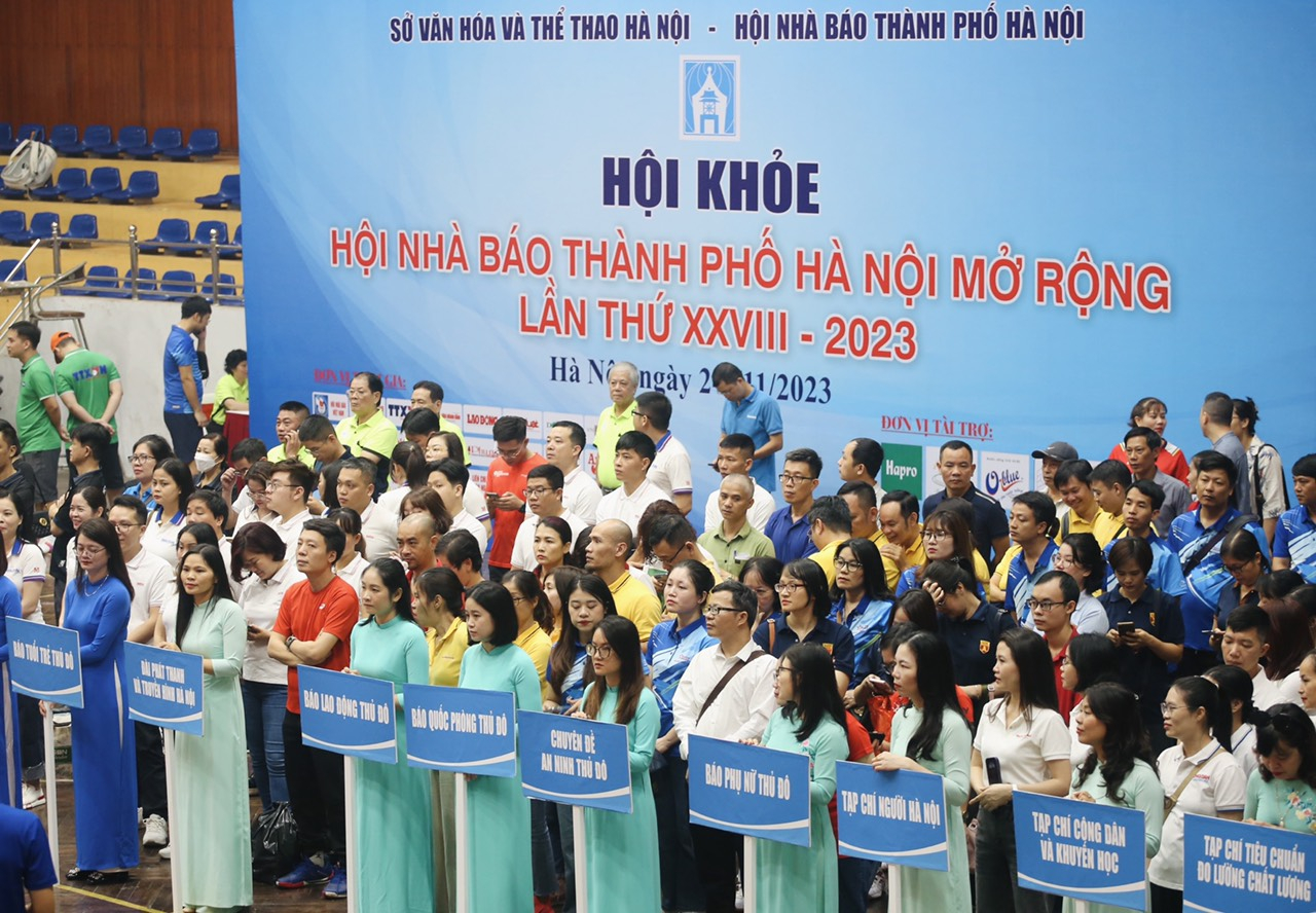 soi noi ngay hoi the thao cua gioi bao chi ha noi hinh 1