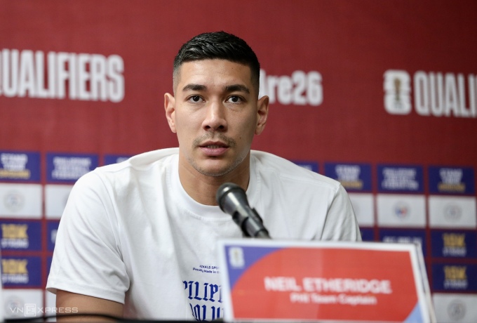 Thủ môn Neil Etheridge đặt mục tiêu giữ sạch lưới cho Philippines khi chạm trán Việt Nam. Ảnh: Hiếu Lương