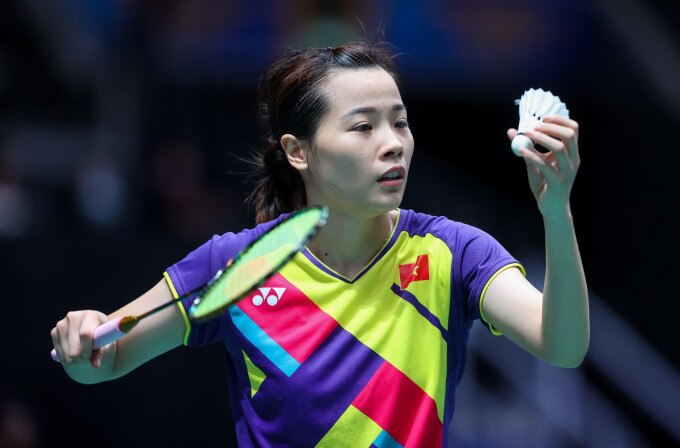 Tay vợt số một Việt Nam Nguyễn Thuỳ Linh dừng bước ở tứ kết Trung Quốc Masters 2023. Ảnh: BWF