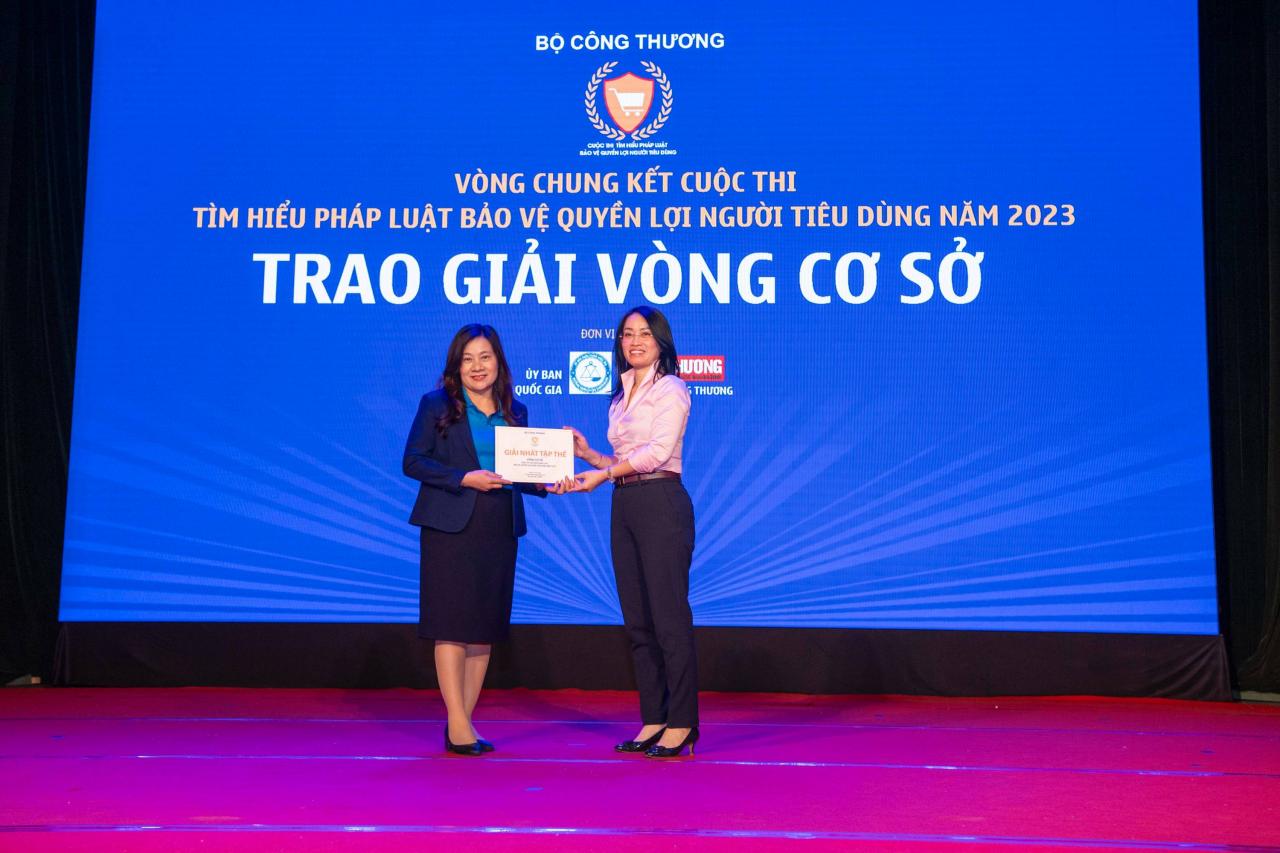 Trao giải Vòng cơ sở Cuộc thi “Tìm hiểu pháp luật bảo vệ quyền lợi người tiêu dùng năm 2023”