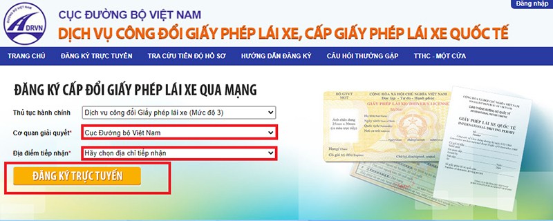 Thủ tục đổi giấy phép lái xe hạng B2 (bằng B2) mới nhất