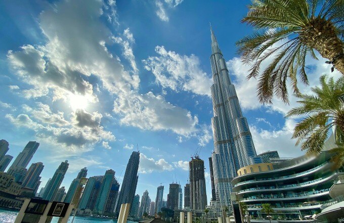 Tòa tháp chọc trời Burj Khalifa. Ảnh: