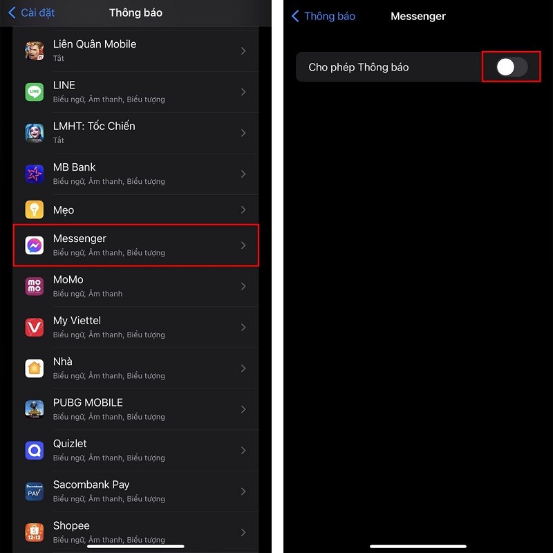 Hướng dẫn 3 cách tắt thông báo Messenger đơn giản nhất
