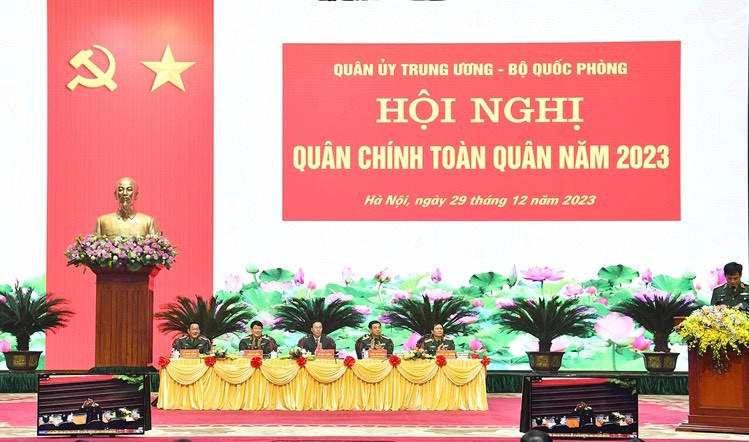 Chủ tịch nước Võ Văn Thưởng dự, chỉ đạo Hội nghị Quân chính toàn quân năm 2023- Ảnh 2.