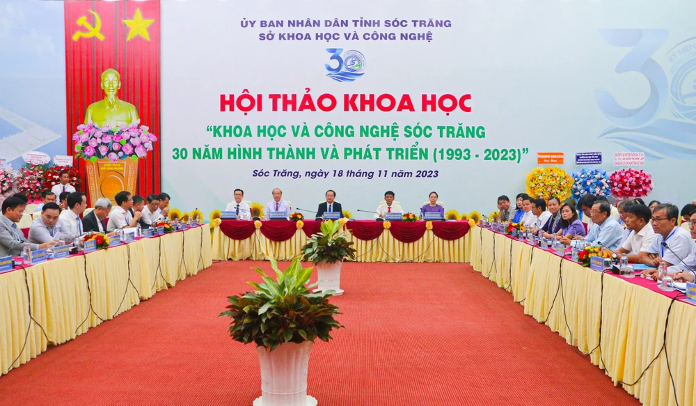 Hội thảo khoa học với chủ đề “Khoa học và Công nghệ Sóc Trăng 30 năm hình thành và phát triển”