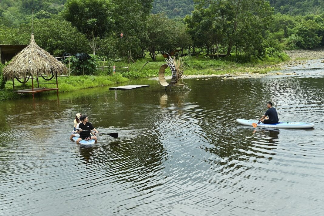 Điểm du lịch sinh thái tại xã La Ngâu, huyện Tánh Linh, tỉnh Bình Thuận Ảnh Nguyễn Thanh - TTXVN