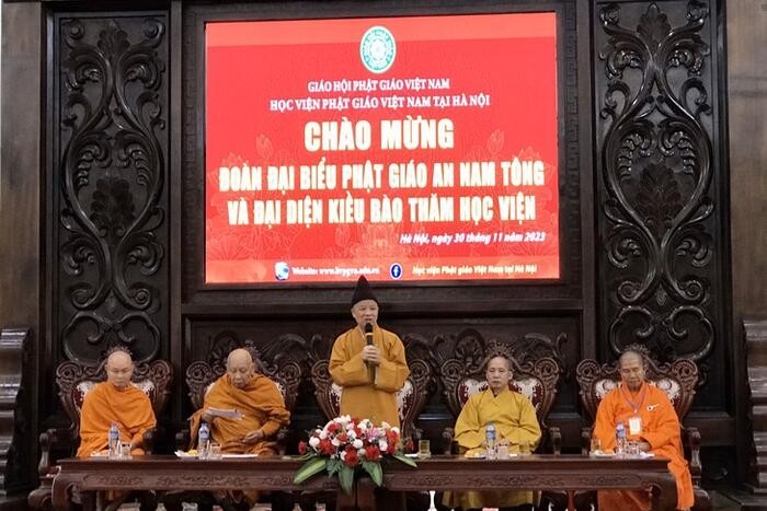 Học viện Phật giáo Việt Nam sẵn sàng đón tiếp các sư thầy Phật giáo An Nam tông sang tu học