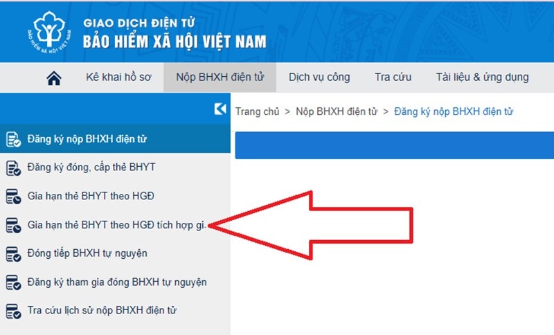 Hướng dẫn gia hạn thẻ BHYT hộ gia đình online mới nhất 2024