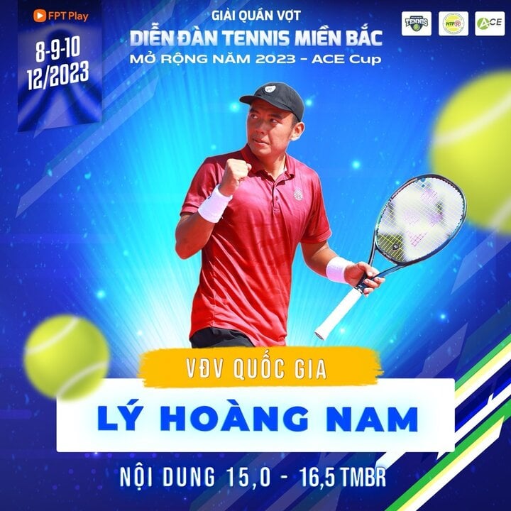 Lý Hoàng Nam tham dự nội dung đôi nam Siêu cúp.