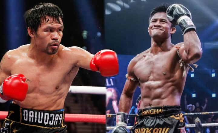 Manny Pacquiao đấu Buakaw Banchamek tại Bangkok, Thái Lan.