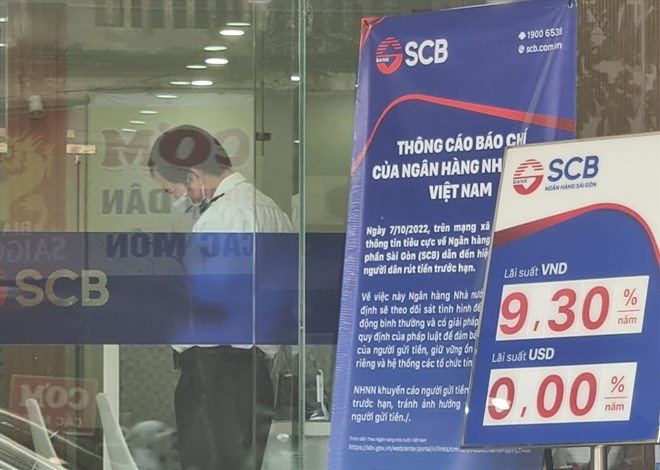 SCB tiếp tục đóng cửa nhiều phòng giao dịch