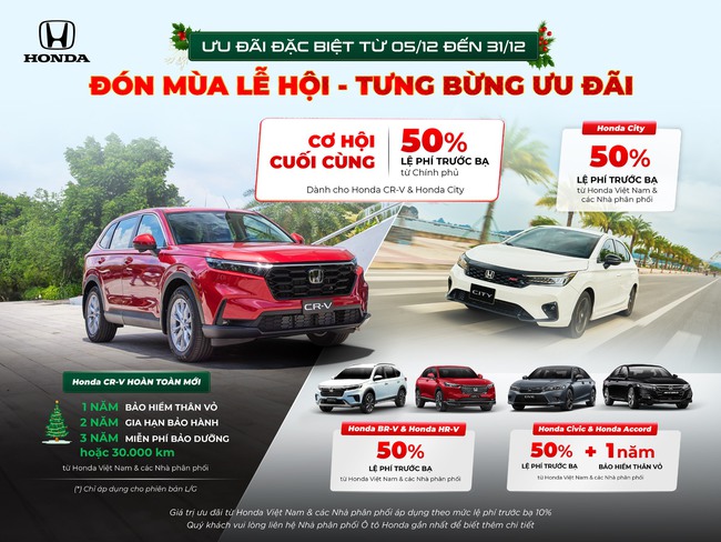 Tất cả xe Honda khuyến mại hấp dẫn tháng 12/2023, khách hàng tiết kiệm hàng trăm triệu đồng - Ảnh 1.