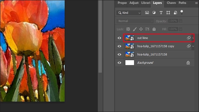 Cách làm tranh màu nước bằng Photoshop từ ảnh thật đơn giản nhất