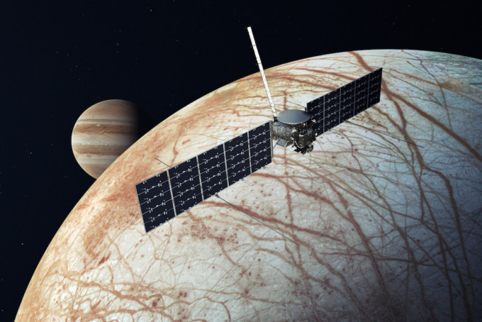 Mô phỏng tàu vũ trụ Europa Clipper. Ảnh: NASA/JPL-Caltech