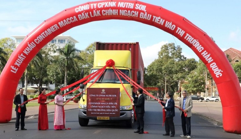 Đắk Lắk: Xuất khẩu chính ngạch hơn 10 tấn mắc ca đầu tiên sang thị trường Hàn Quốc