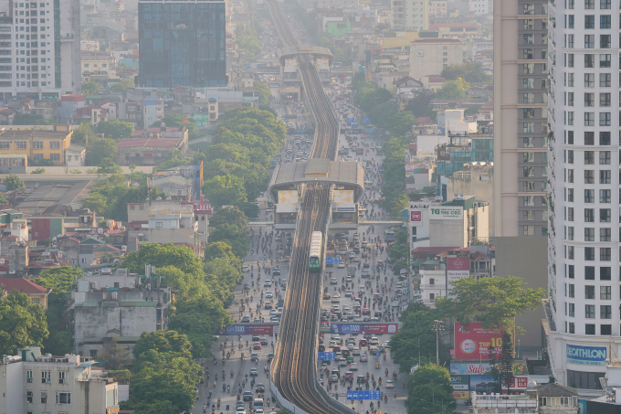 Hà Nội chưa hình thành các khu đô thị theo mô hình TOD trên tuyến đường sắt Cát Linh – Hà Đông. Ảnh: Ngọc Thành