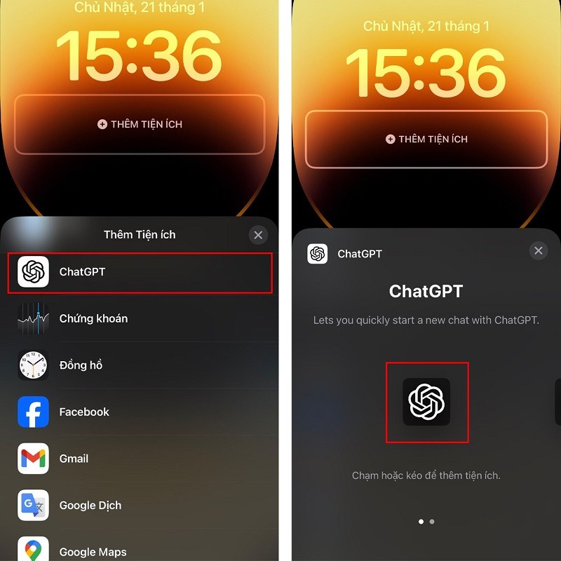 Cách thêm widget ChatGPT vào màn hình khóa iPhone nhanh chóng, tiện lợi